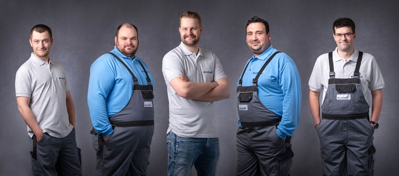 Begrüßung der Mitarbeitenden der Schäfer GmbH durch die Geschäftsleitung der VEKA AG