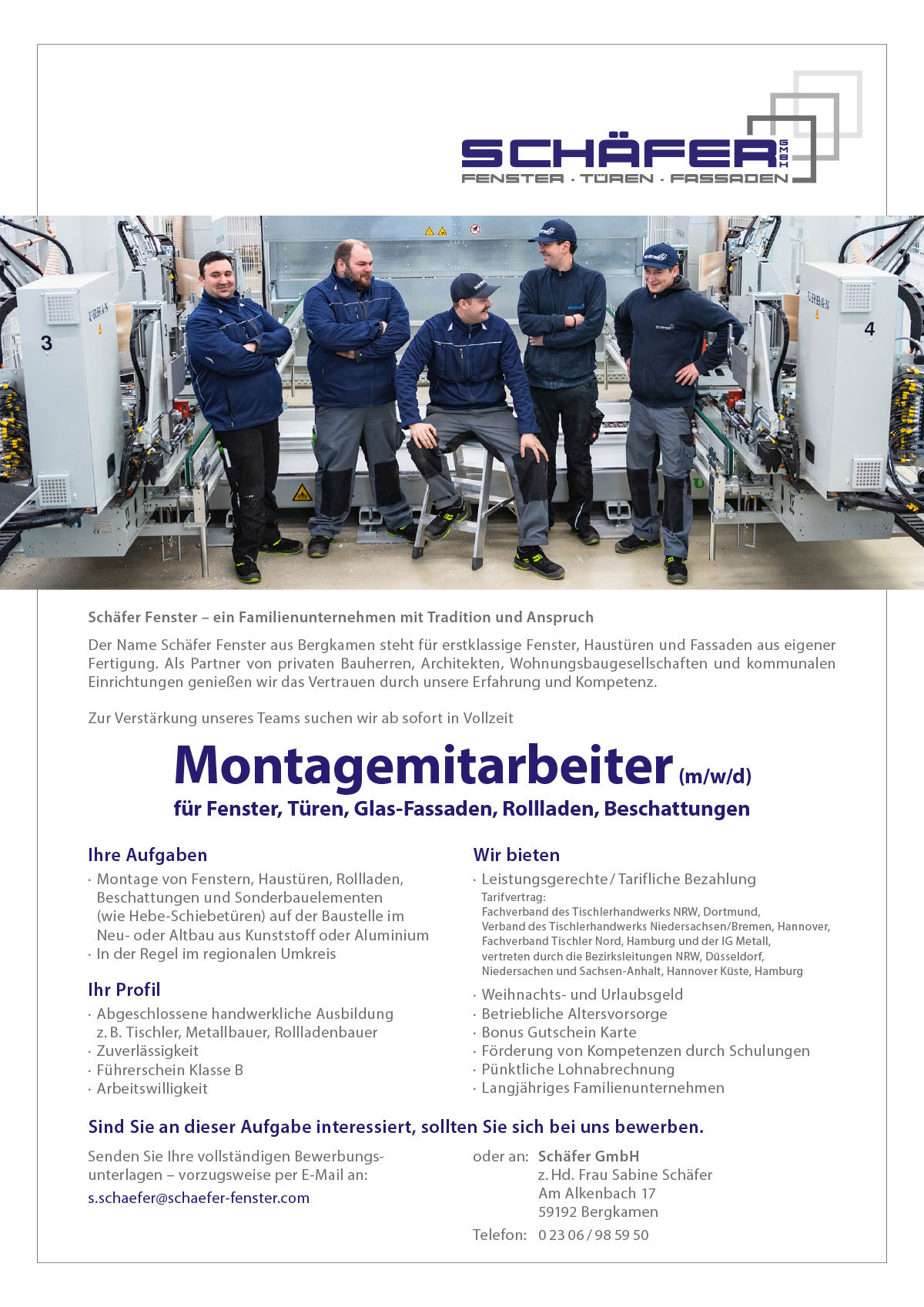 Bild der Stellenanzeige